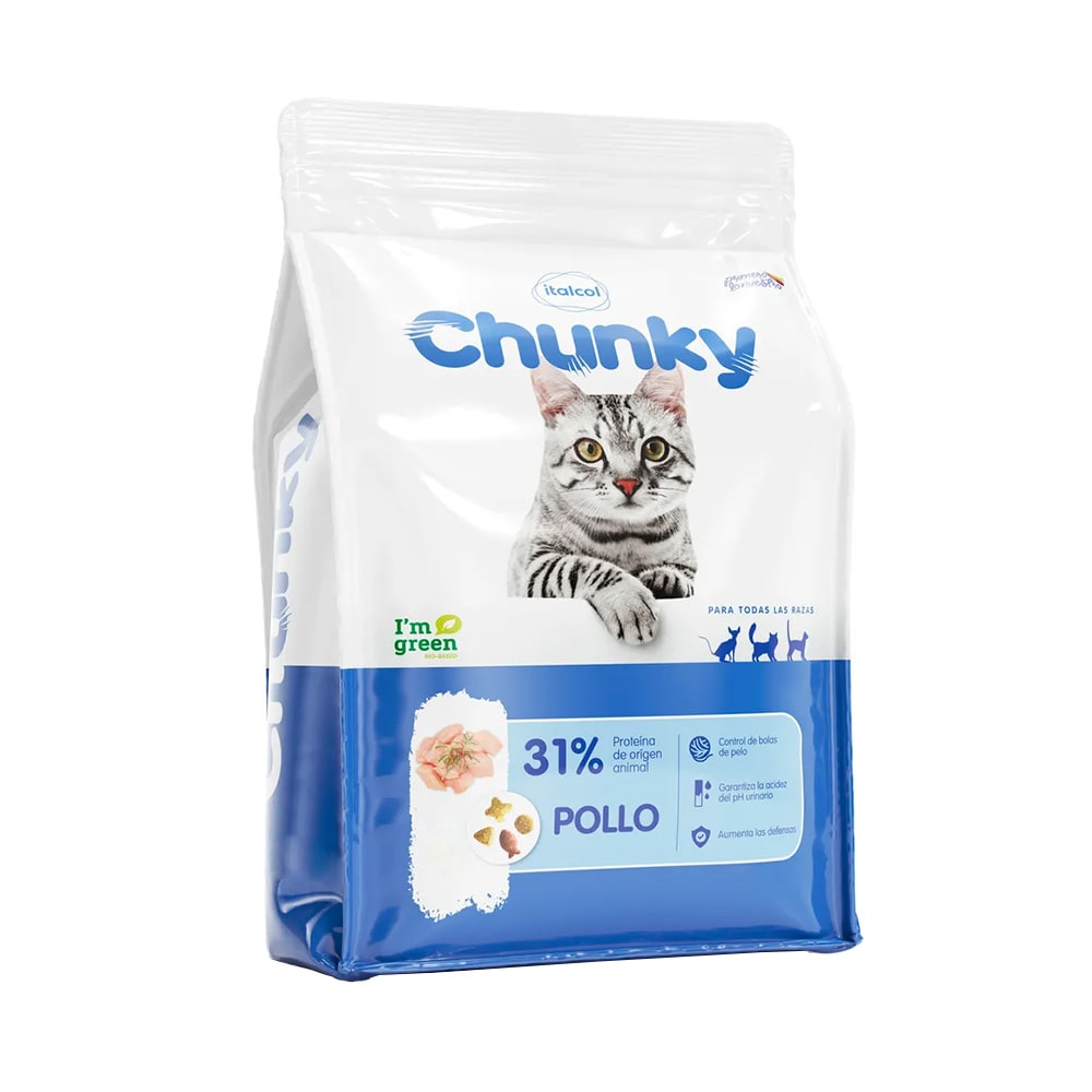 Alimento Chunky Gatos - Pollo x 1,5 Kg