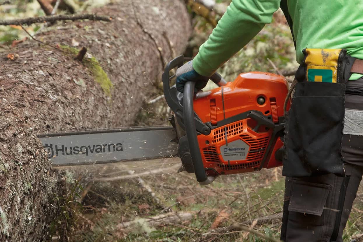 Motosierra Husqvarna 585 trabajo extremo alta potencia