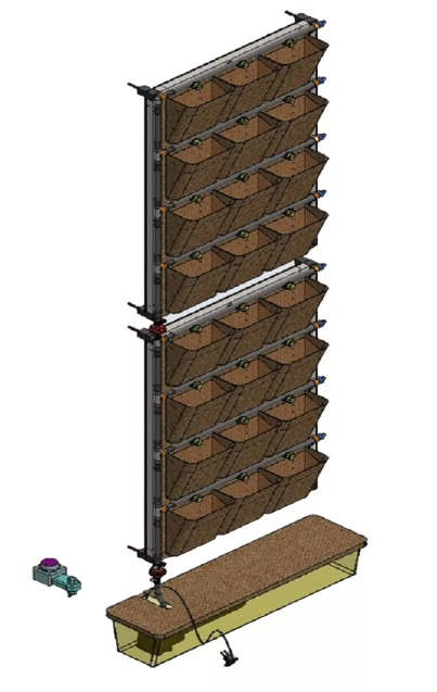 Jardín Vertical Jhv-24 - Kit con paneles de riego