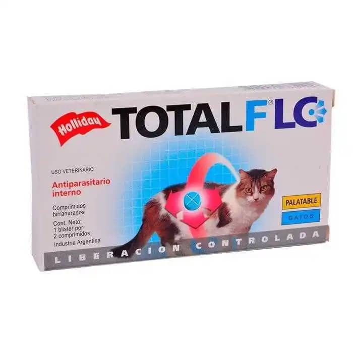 Antiparasitario Total F LC gatos blister x 2 Comp