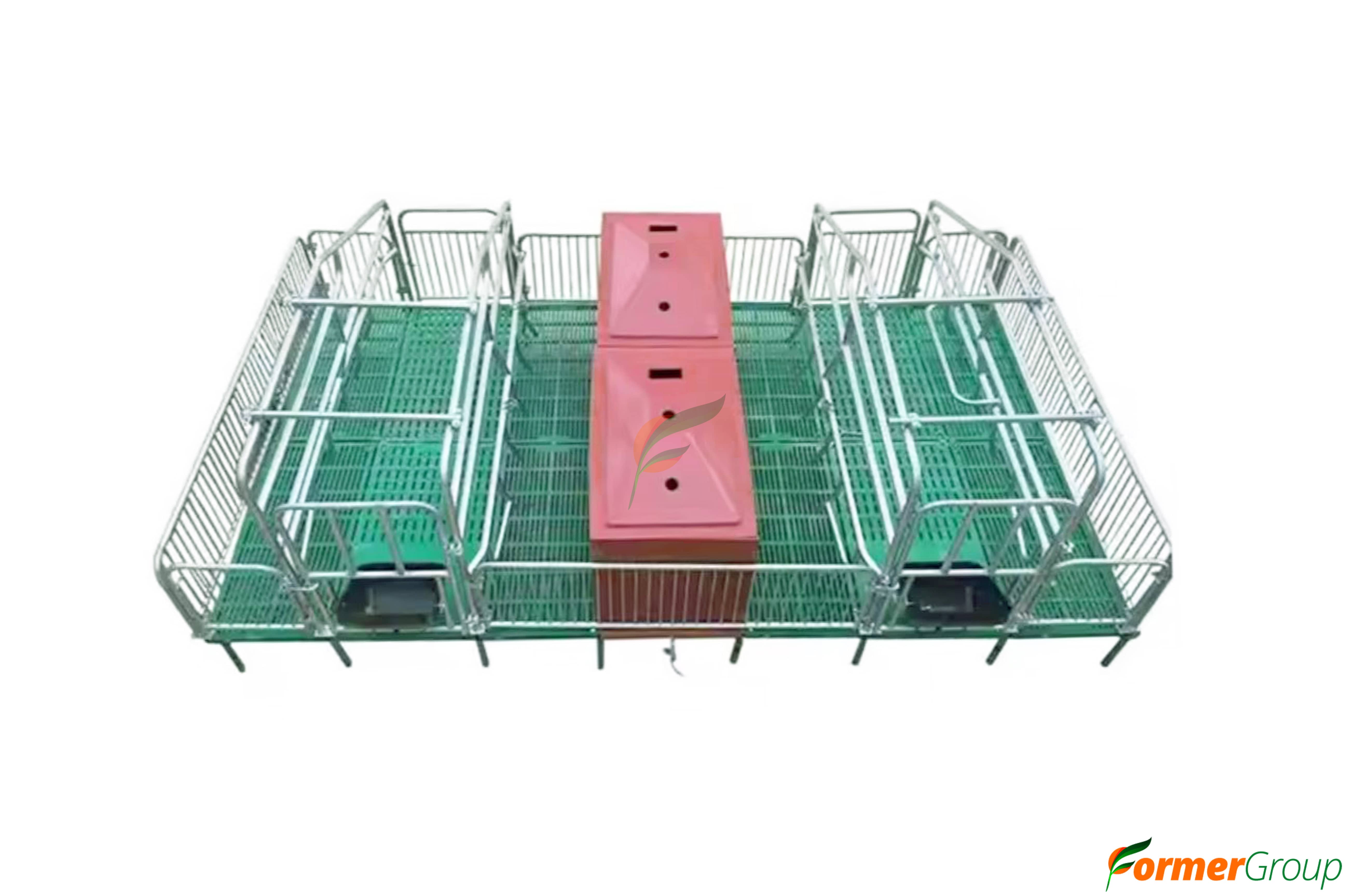 Jaula Paridera Doble Cerdas en Acero Galvanizado BMC