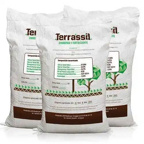 Diatomeas Terrasil silice x 20 Kg