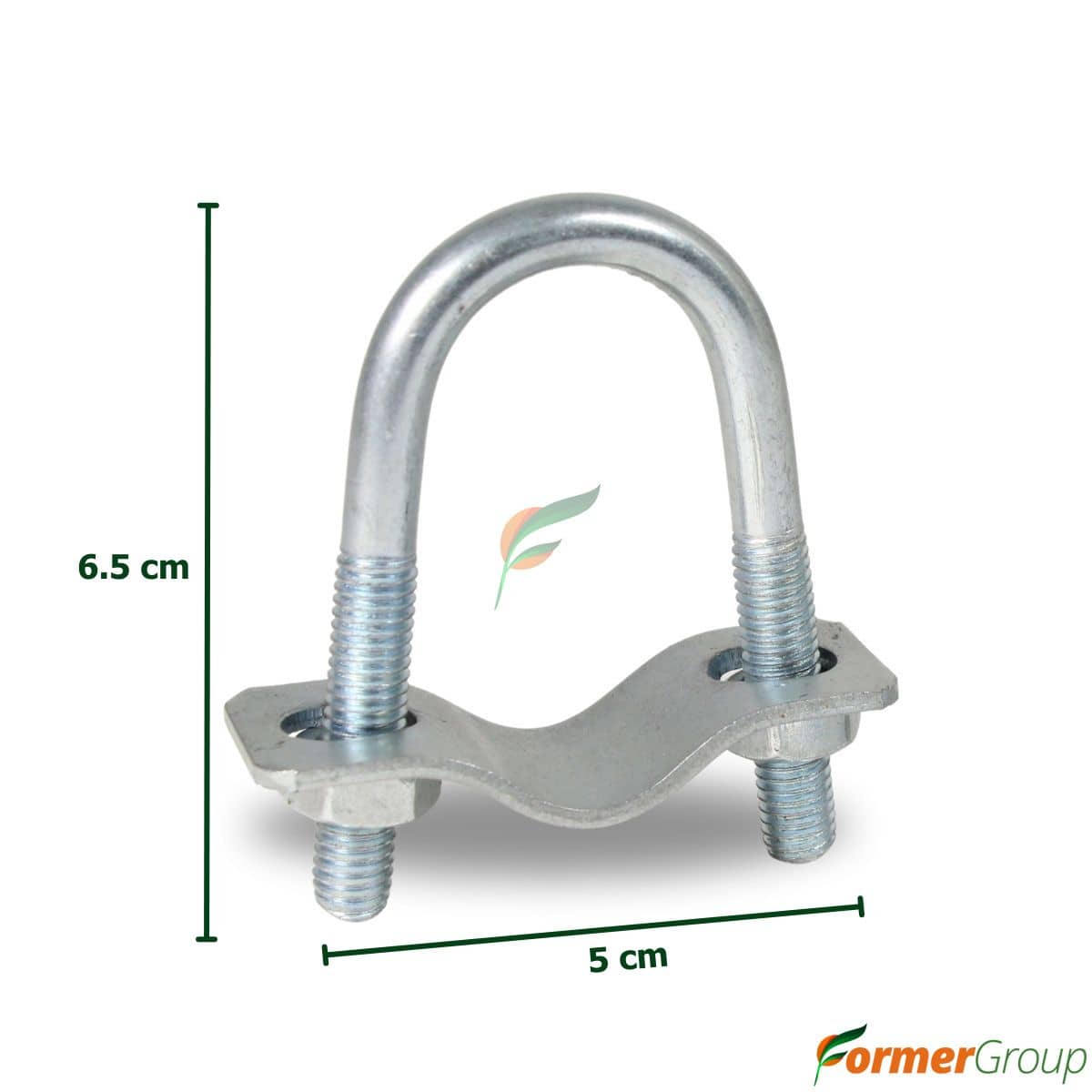 Abrazadera Tipo U Jaula Paridera X5 | Acero Galv.