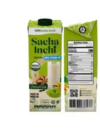 Bebida de Sacha Inchi - Vainilla, Tetra pack x 1 litro