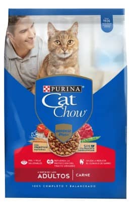 Alimento para gatos Cat Chow Adultos Activos Carne x 500 gr - Purina