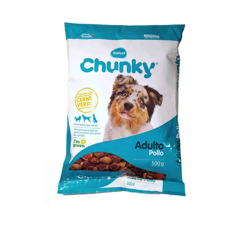 Alimento para perros Chunky Adulto x 500 gr - Italcol