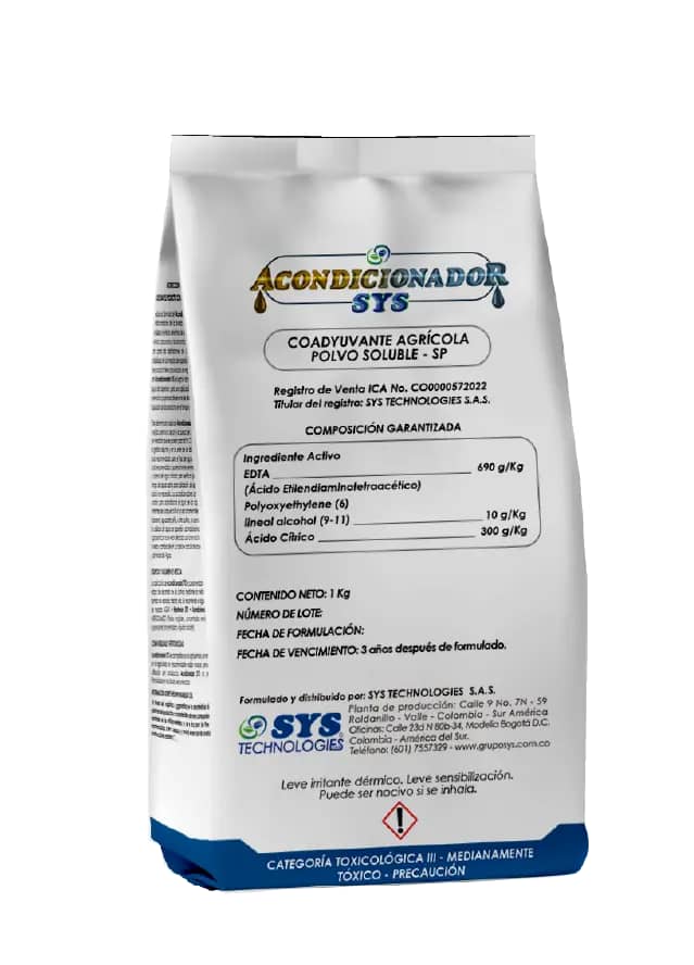Coadyuvante SYS 1L acondicionador agrícola eficaz