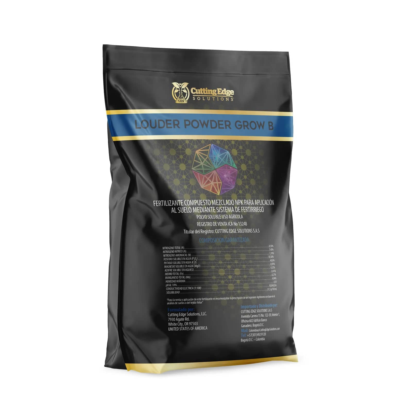 LOUDER POWDER GROW B 5 libras | Fertilizante NPK para fertirriego