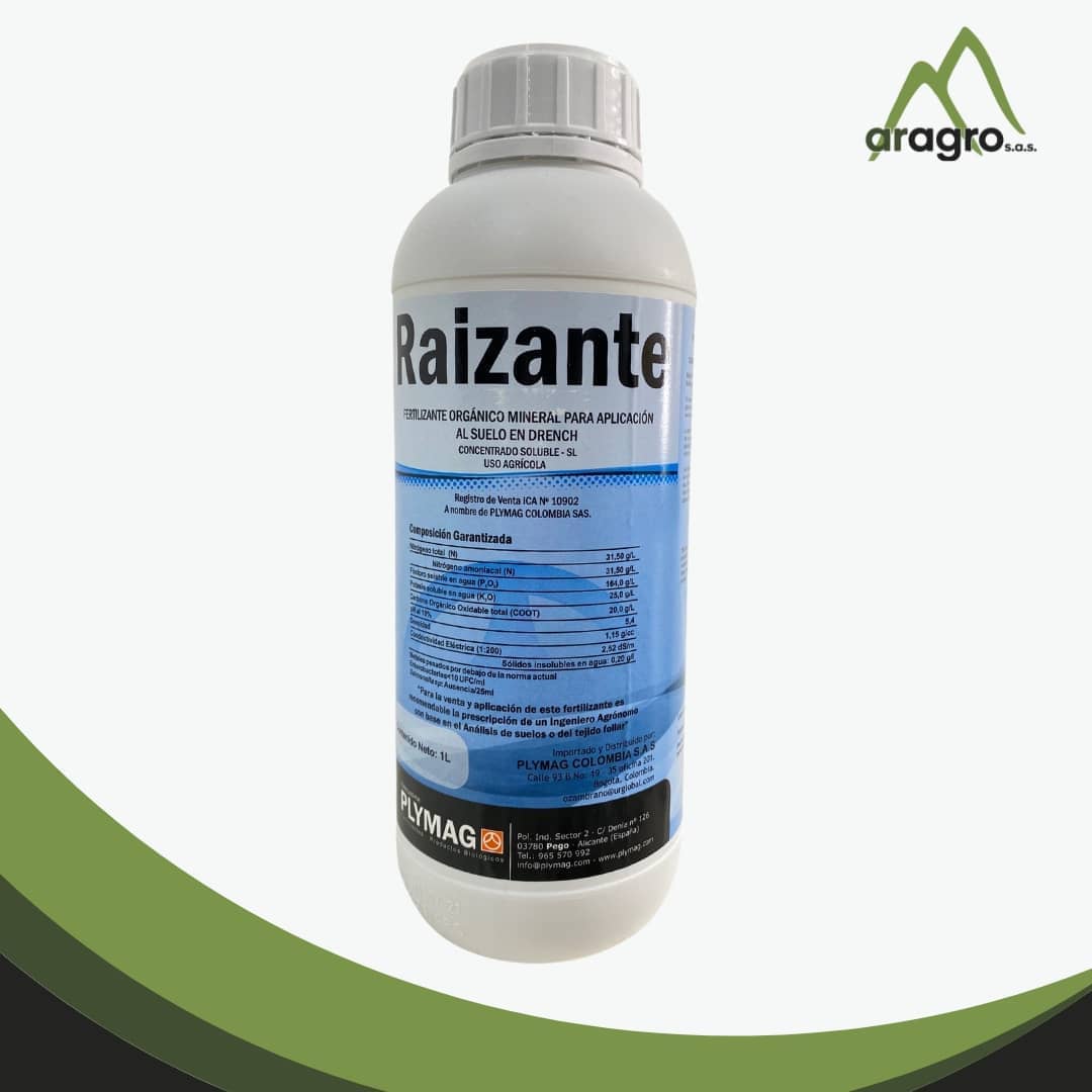 Bioestimulante Raizante Plus SL x 1 Lt - Plymag