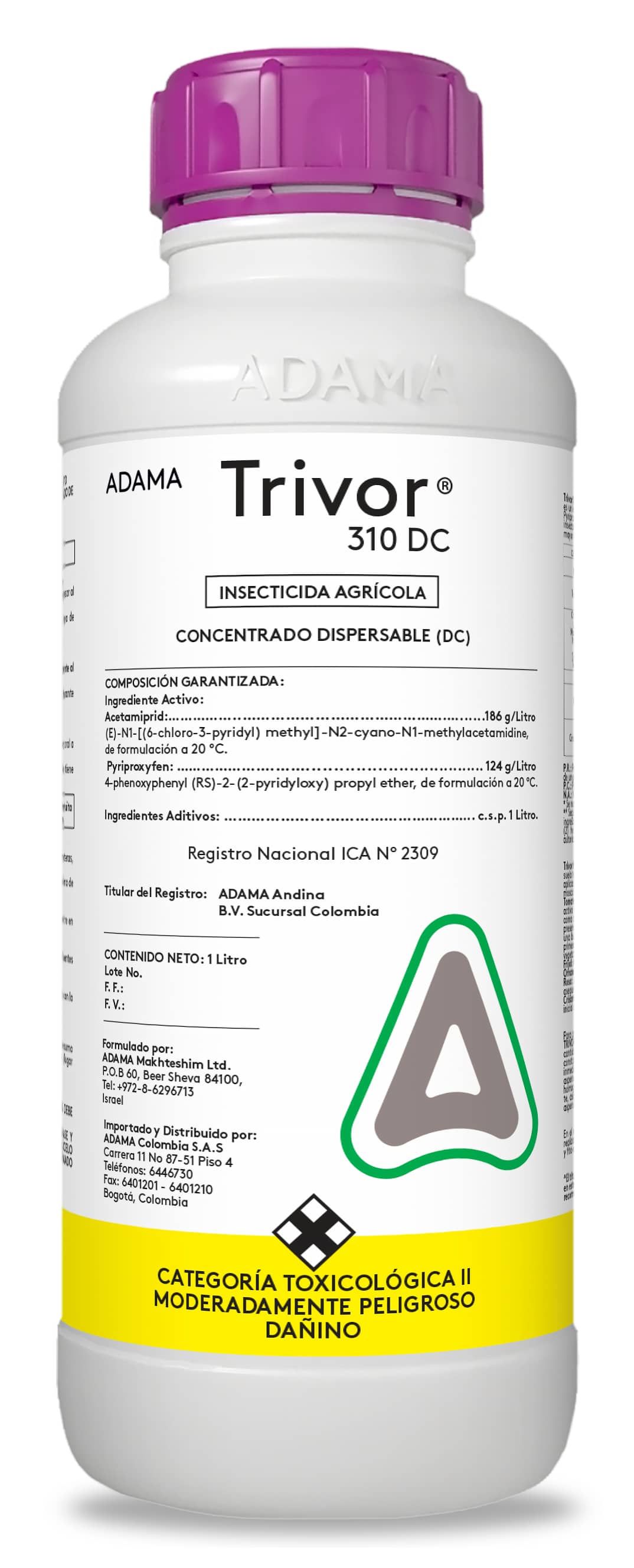 Insecticida Trivor® 310 DC x 1 Lt - Adama