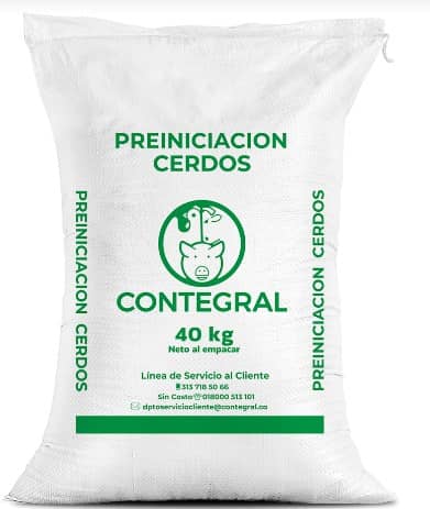 Alimento para cerdos Preiniciador F1 x 40 kg - Contegral