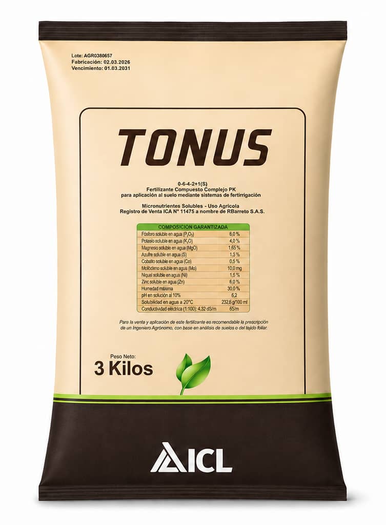 Fertilizante Tonus - Mejora Orgánica para Suelos Edáficos