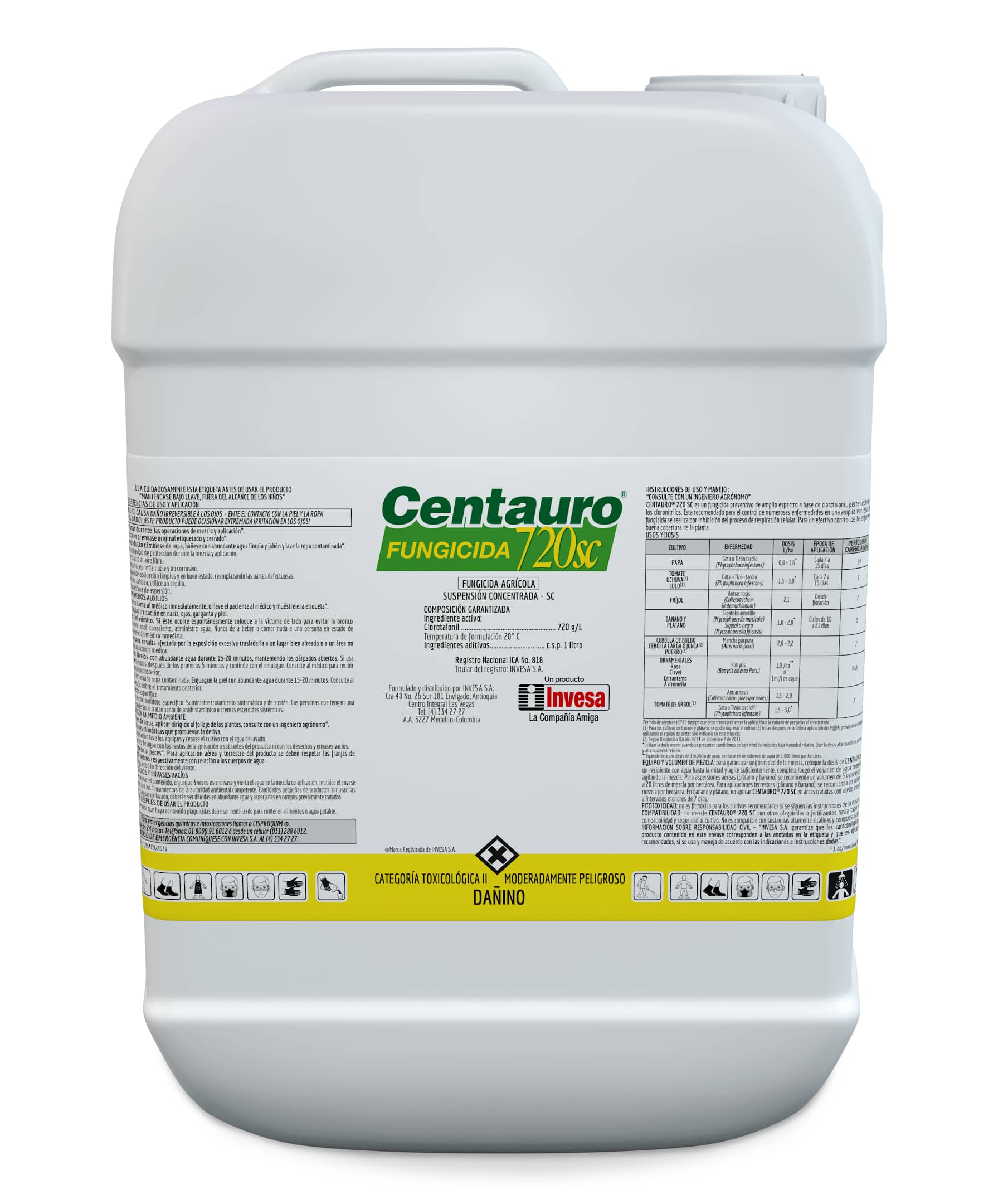 FUNGICIDA CENTAURO 720 SC X 20 LITRO