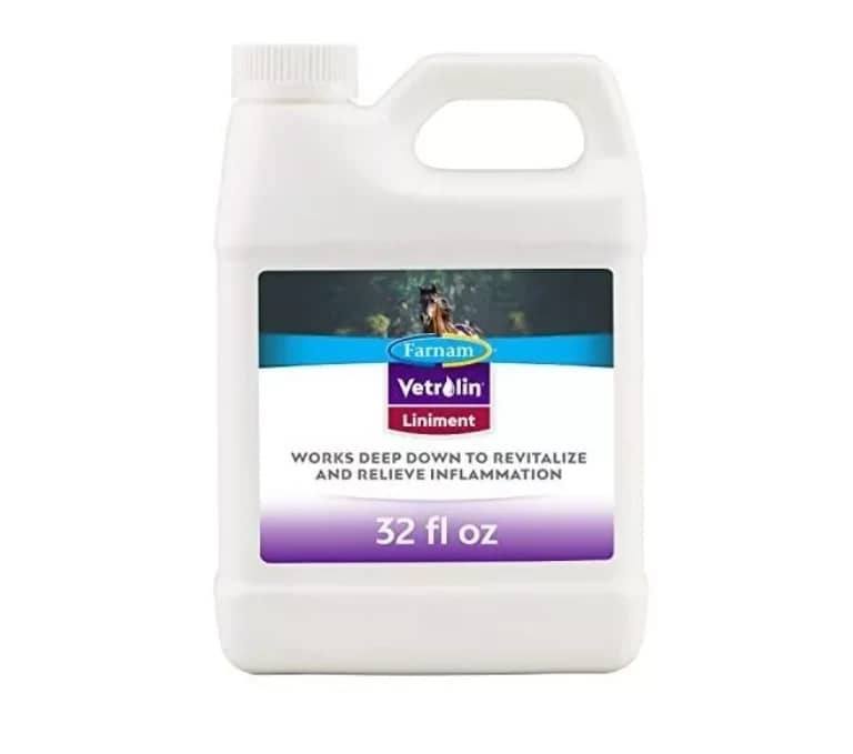 Vetrolin Liniment alivio muscular y articular caballos