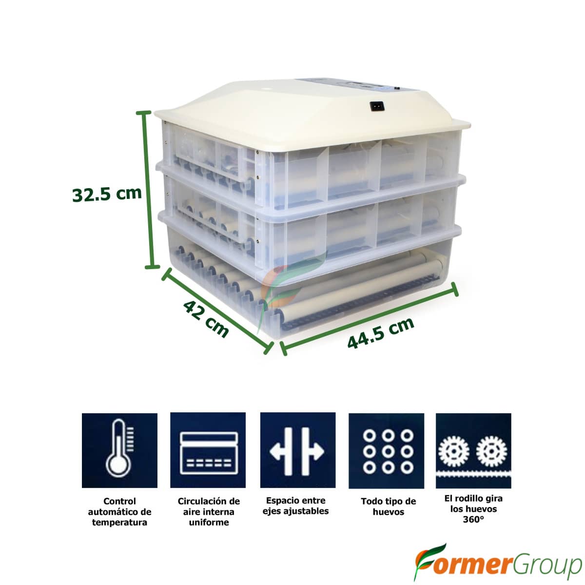 Incubadora Automática 150 Huevos