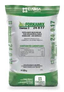 Fertilizante Forkamix 24-0-17 x 50 kg - Ciamsa