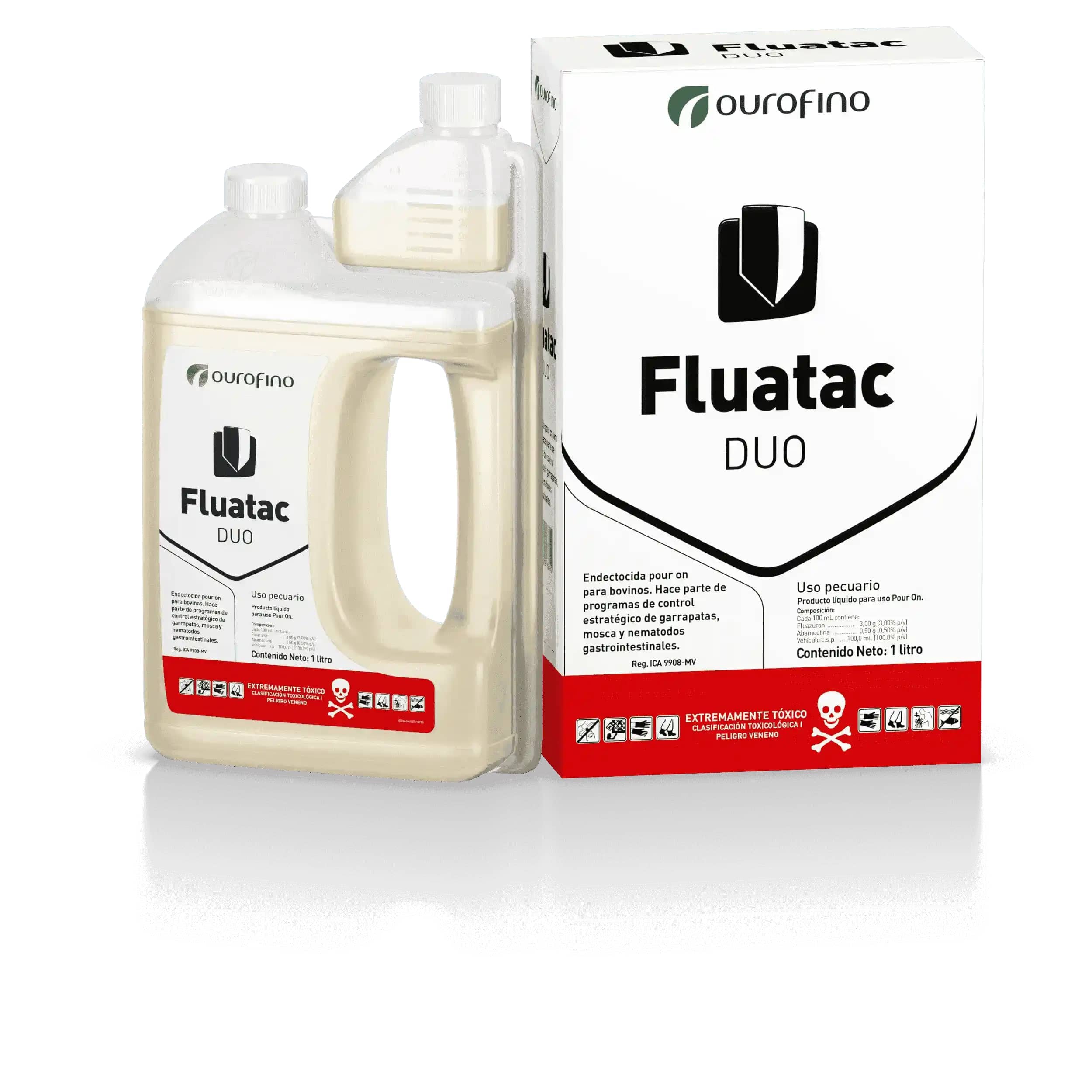 Desparasitante Fluatac Duo x 1 L - Ourofino