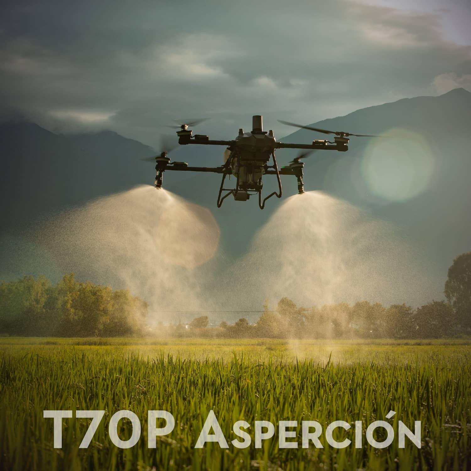 Dron agrícola DJI AGRAS T70P de alto rendimiento