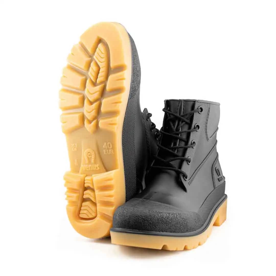 Botín Terramax Negro Amarillo Talla 37 - 43 | Para trabajo diario y campo