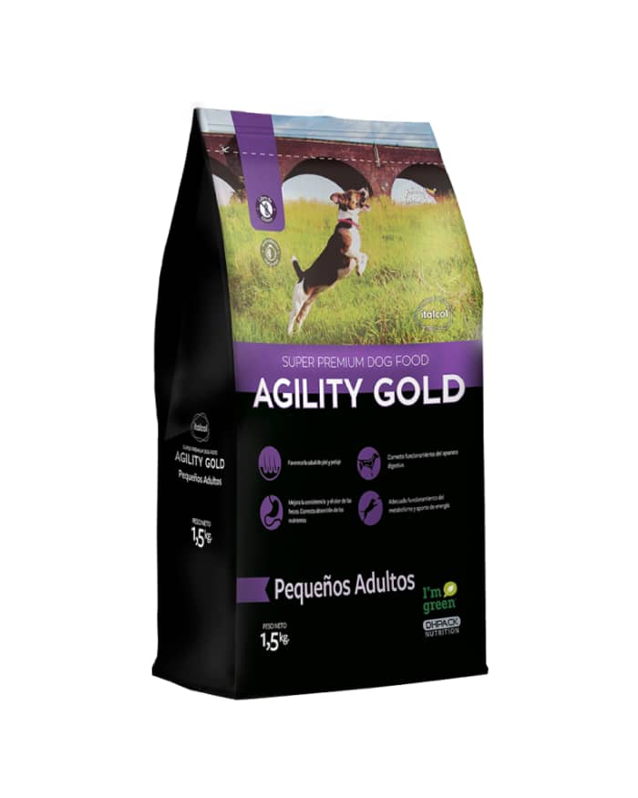 Agility Gold Pequeños Adultos x 1,5 Kg
