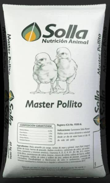 Alimento Master Pollito Cr x 40 Kg