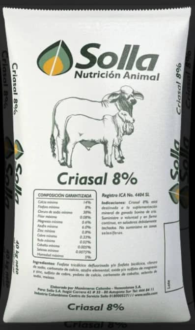Críasal 8% x 40 Kg