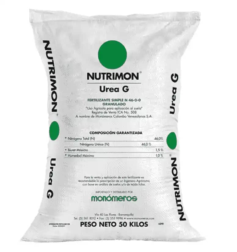 Fertilizante Simple Nutrimon Urea-G 46-0-0 x 50 Kg