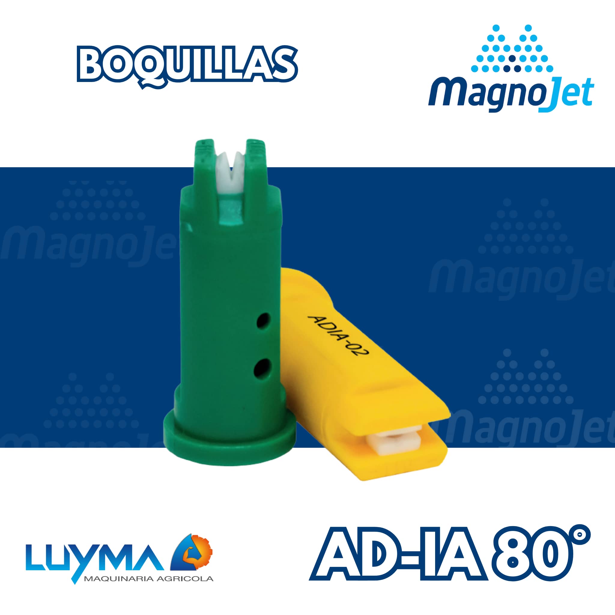 Boquilla Magnojet AD-IA 80° Antideriva Cerámica
