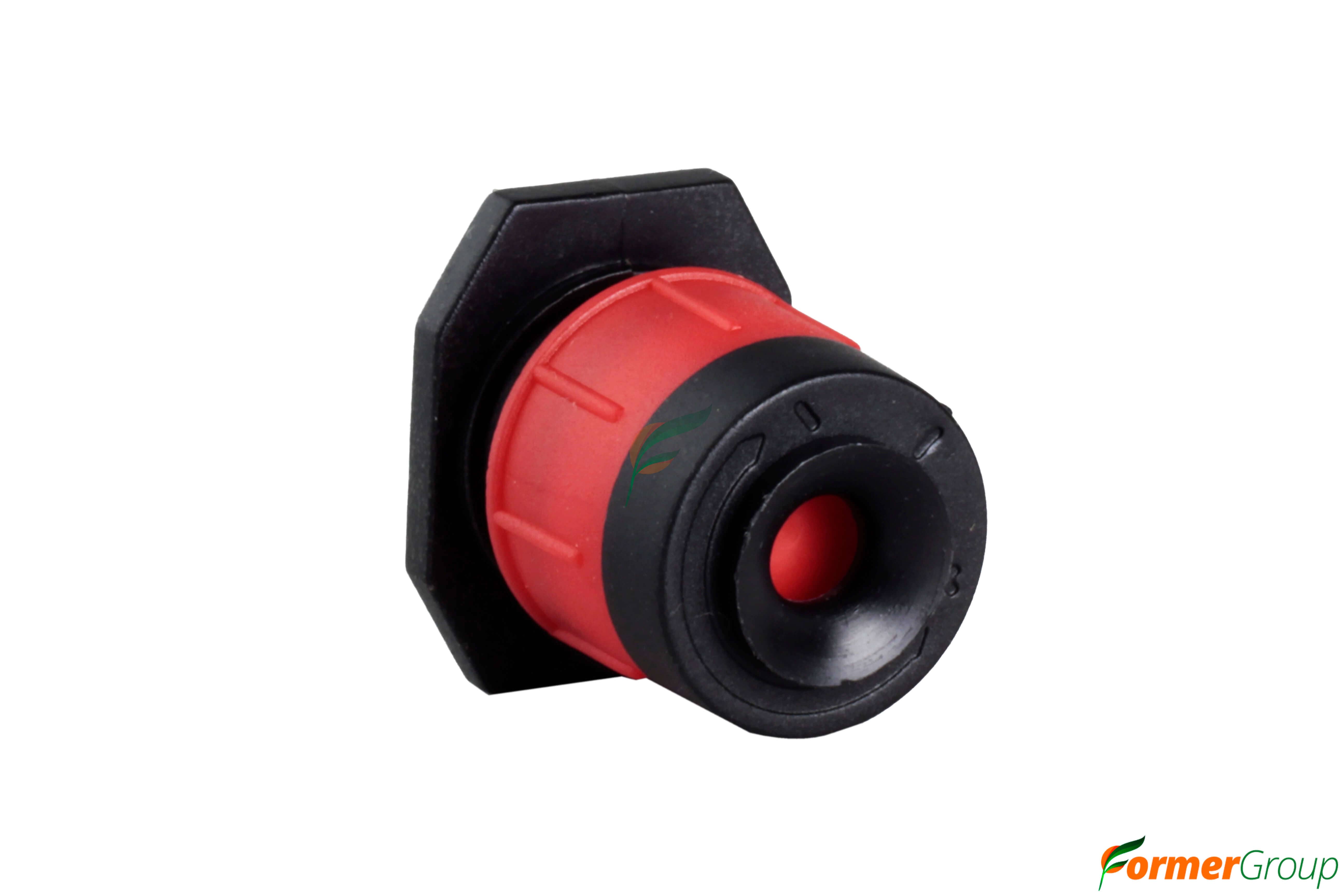 Microaspersor ajustable para riego por goteo