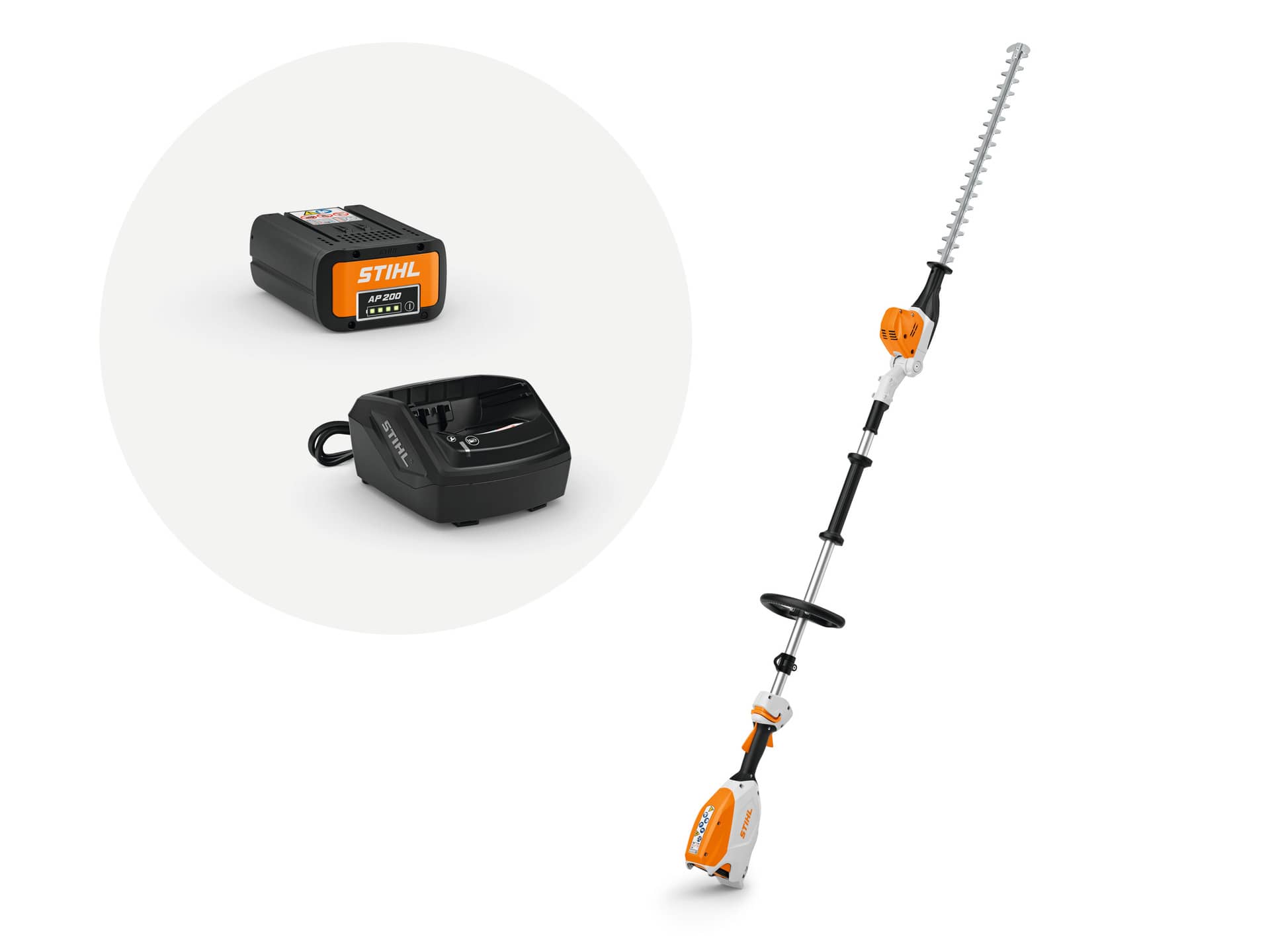 Cortasetos Inalámbrico STIHL HLA 66 | Ligero y Preciso para Cortes en Altura