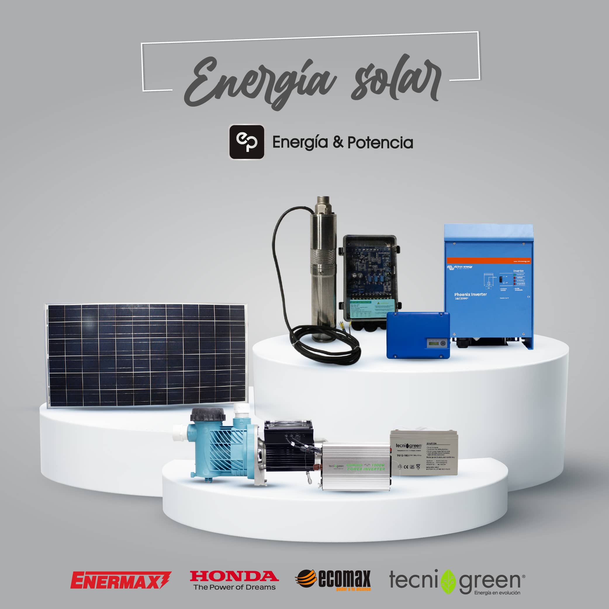 Electrobomba Solar Superficial 24V-370W