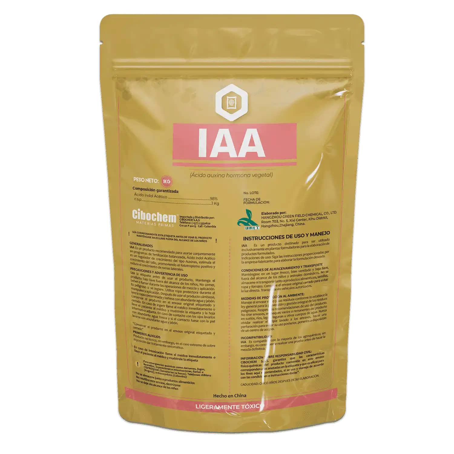 Ácido Indolacético 98% (IAA) x 1 Kg