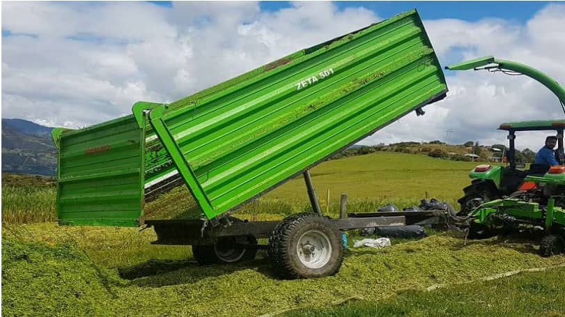 Remolque ZETA 532 T agrícola 5 ton con descarga trasera