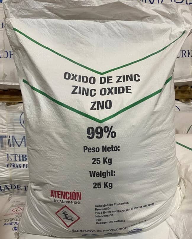 Fertilizante Óxido de Zinc 70% x 25 Kg