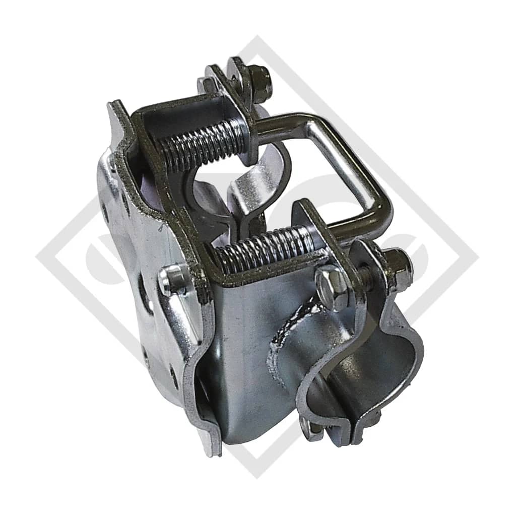 Abrazadera abatible Ø48mm 300kg: sujeción versátil