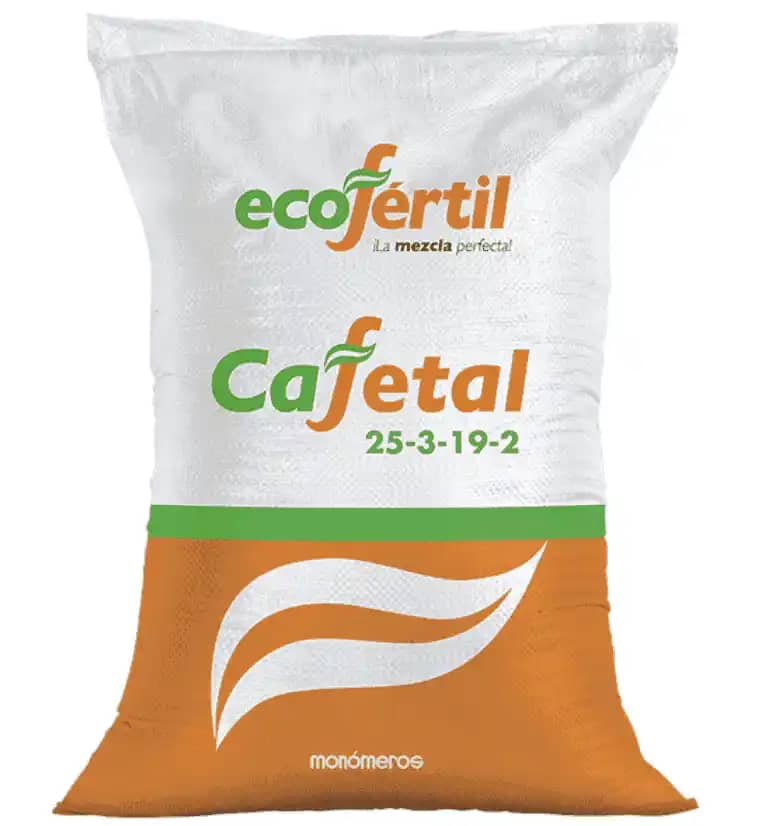 Fertilizante Cafetal 25-3-19-2 x 50 Kg - Ecofértil