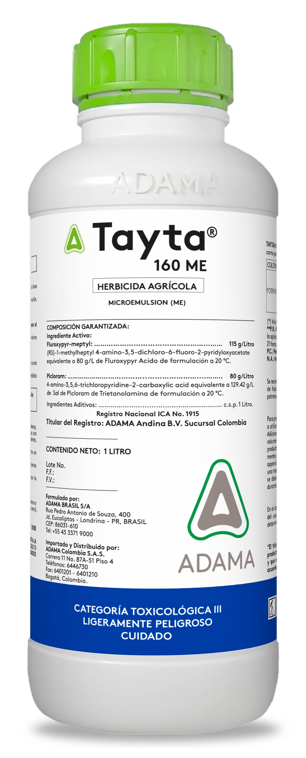 Herbicida Tayta® 160 ME x 1 Lt - Adama