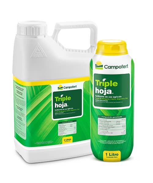 Triplehoja Campofert 1L | Fertilizante foliar NPK balanceado