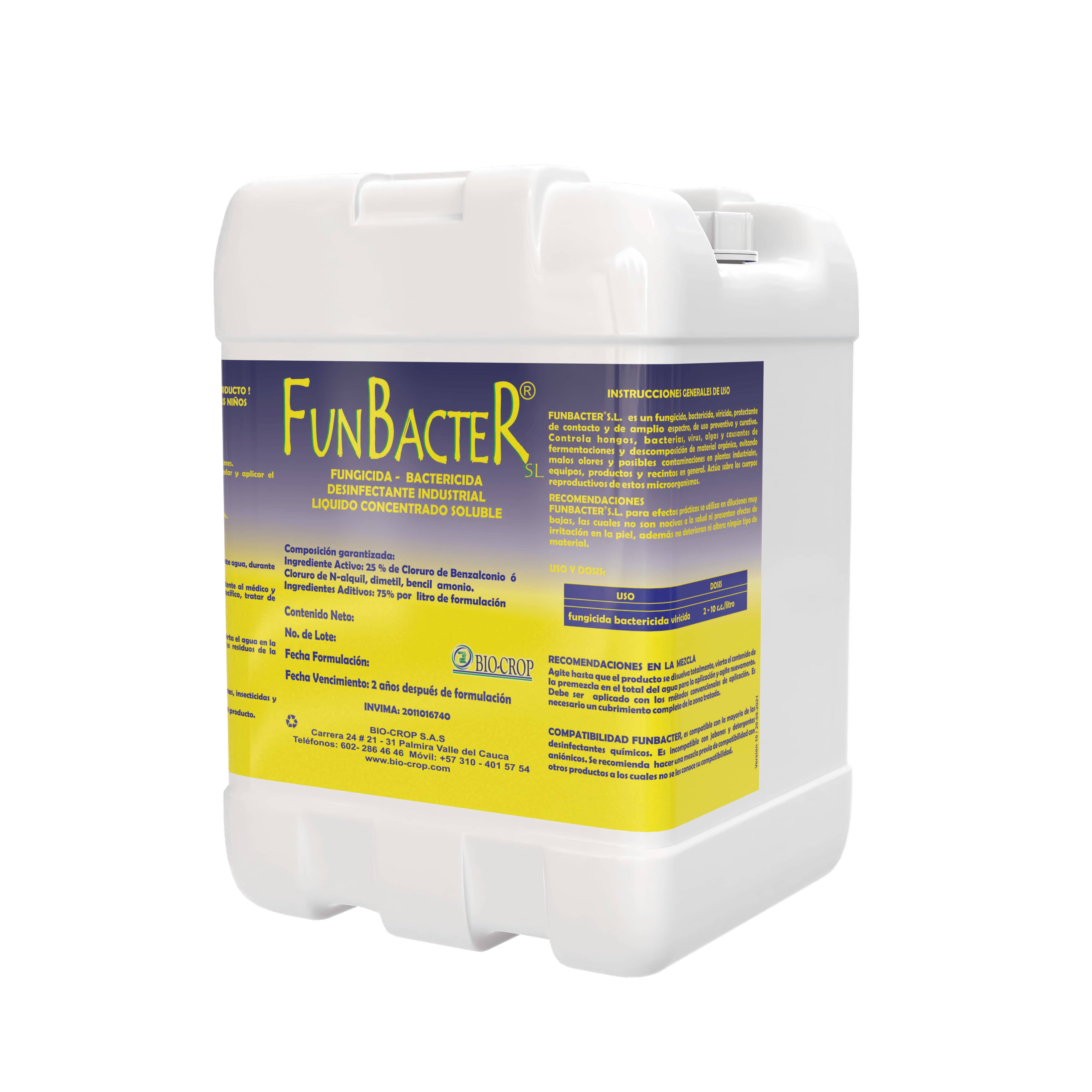 Fungicida Funbacter SL x 20 Lt | Defensa Natural para Cultivos