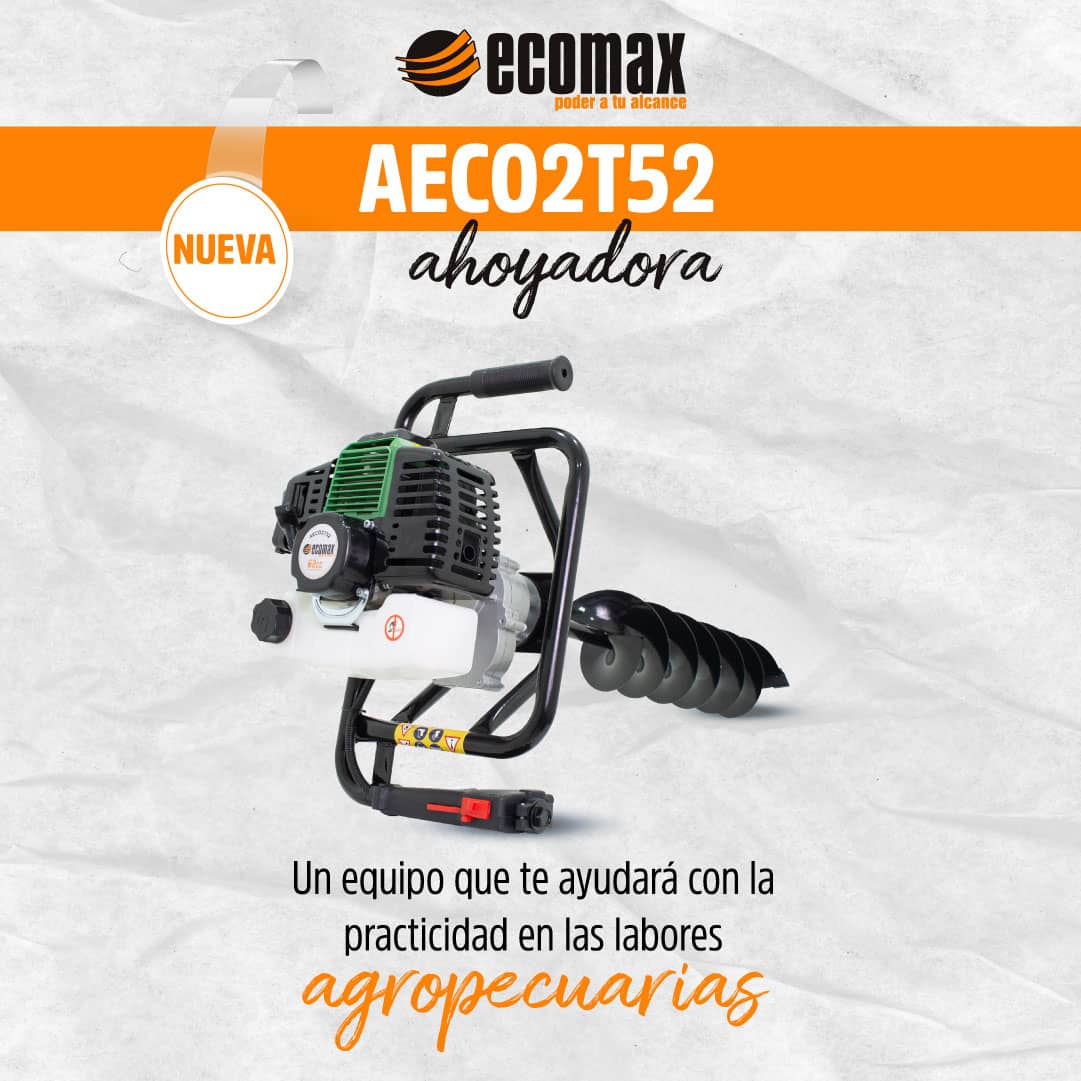 Ahoyadora Taladro de Tierra AECO2T52 - Ecomax