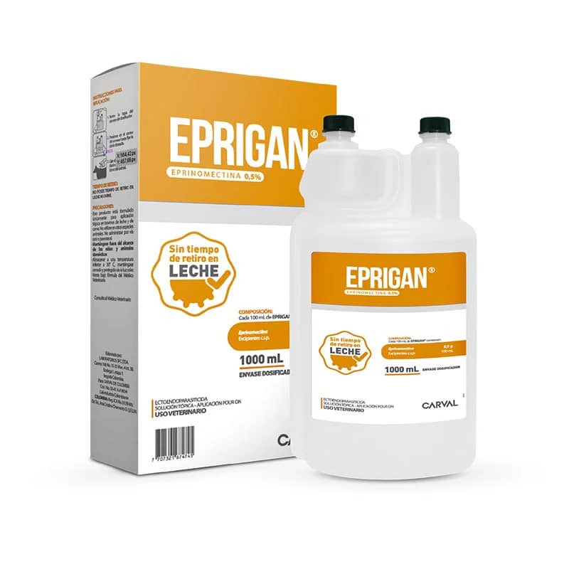 Epigran Carval 1 L: Eprinomectina para Ganado Bovino – Aplicación Tópica