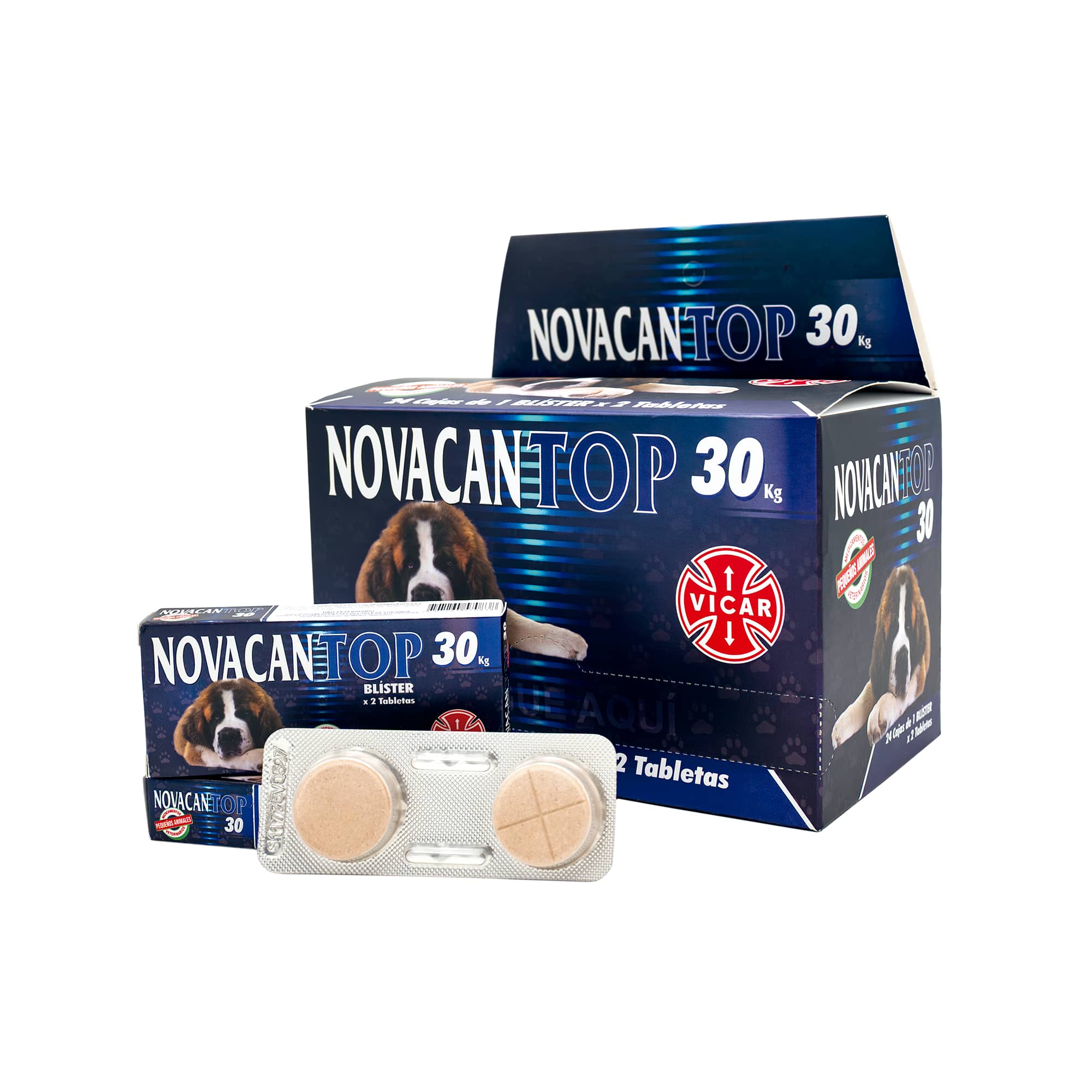 Novacan Top 30kg antiparasitario interno amplio espectro