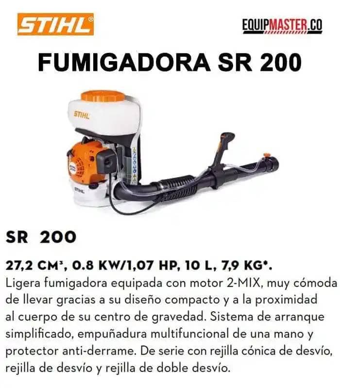 Fumigadora de cañón STIHL SR200