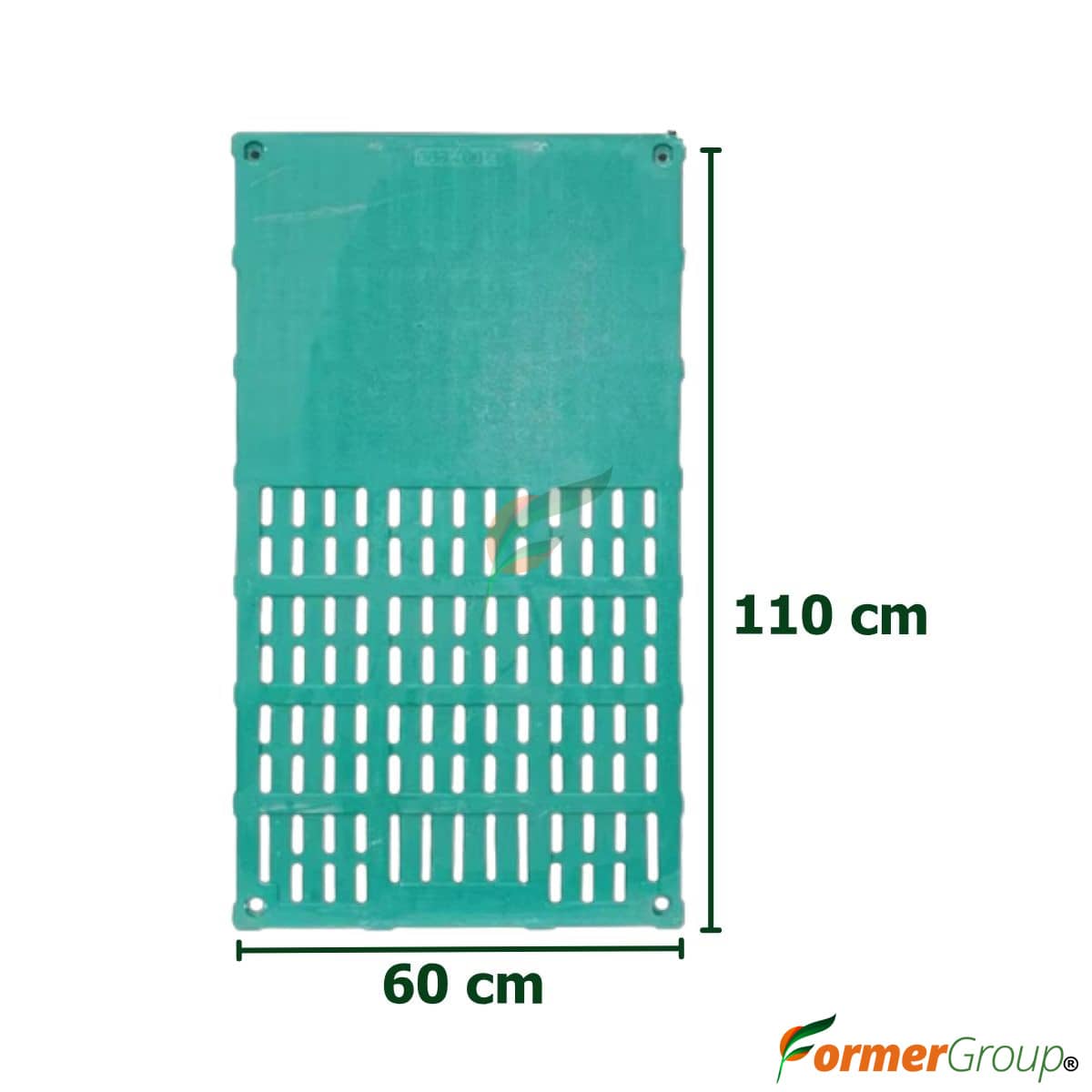 Estiba BMC Semiciega Para Jaula Gestadora Cerda 110x60 cm | Piso Porcino