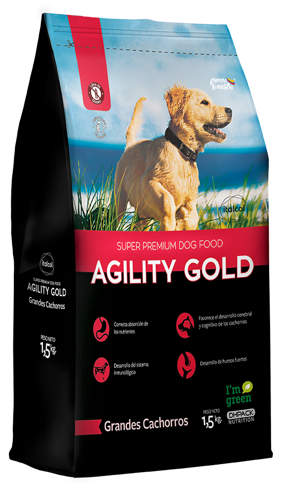 Alimento para perros Gran Cachorro Agility Gold x 1.5 kg - Italcol