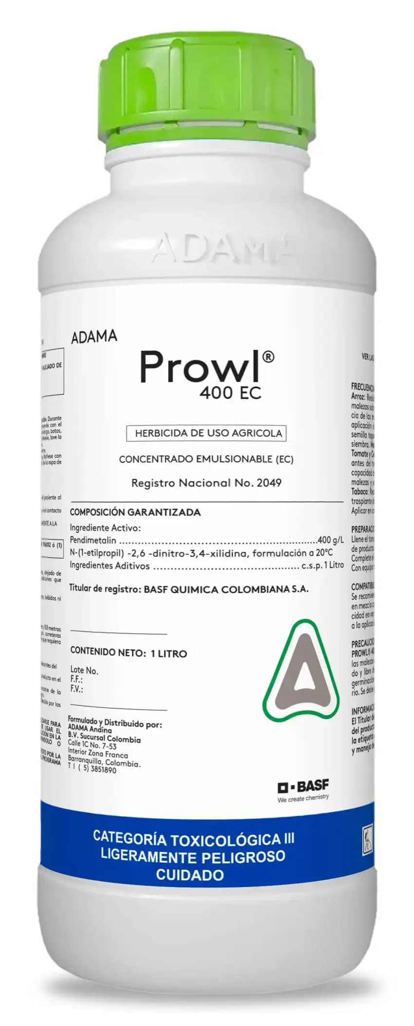Prowl H2O CS: Herbicida selectivo pre y posemergente