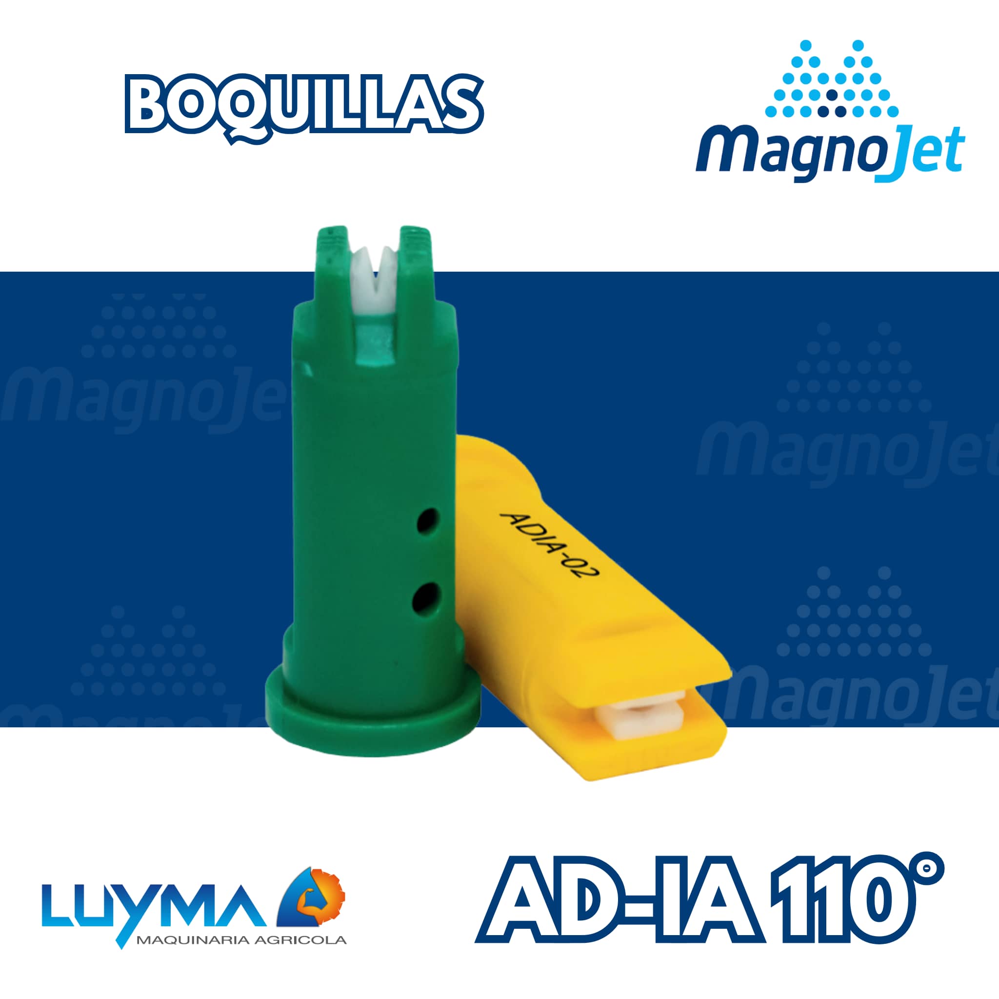 Boquilla Magnojet AD-IA 110° Antideriva Cerámica