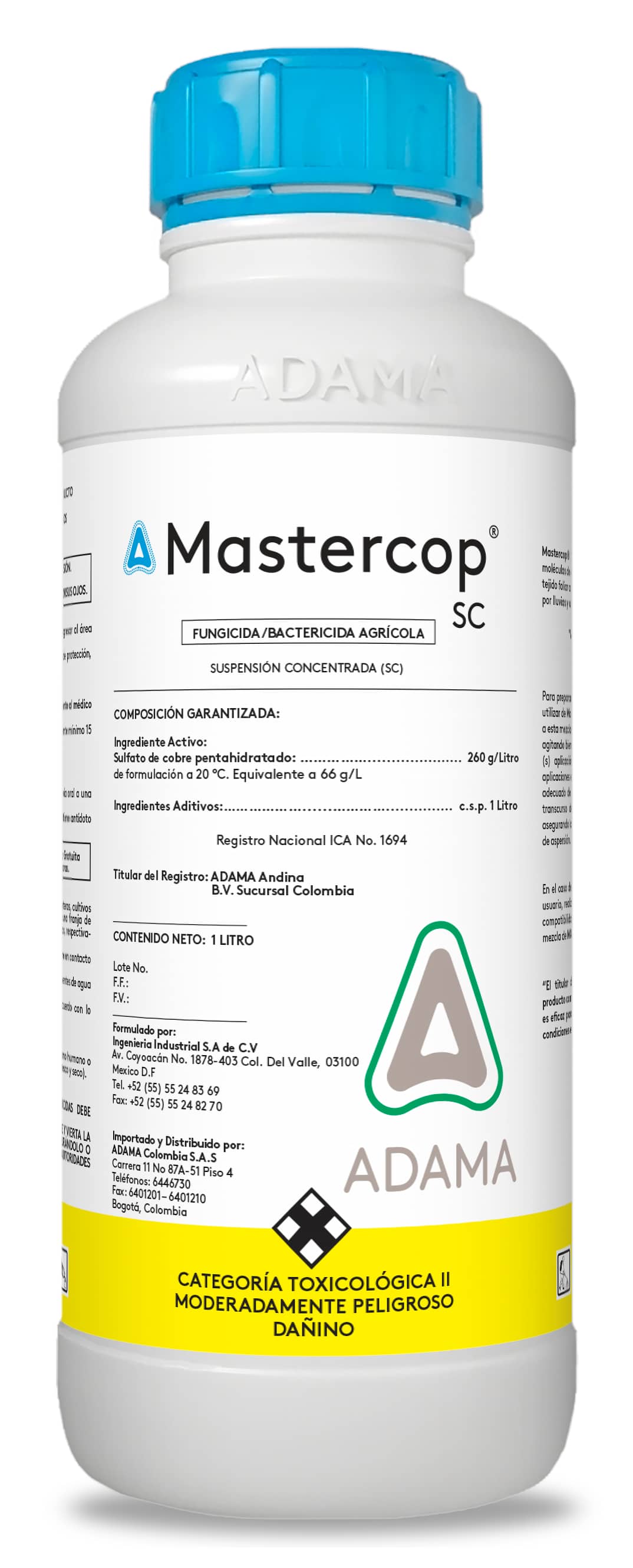 Fungicida Mastercop SC x 1 Lt - Adama