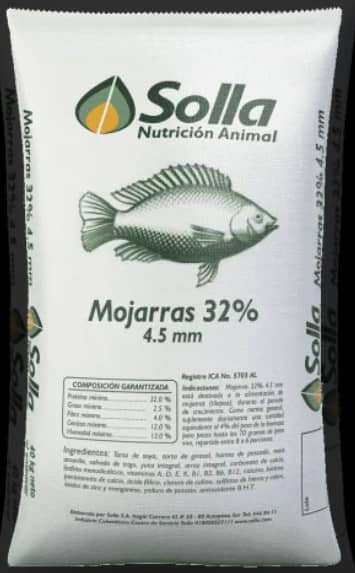Alimento Mojarra 32% x 40 Kg