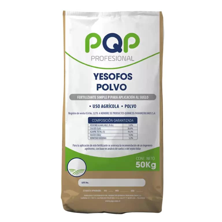 Yesofos Granul PQP Pro 50 kg | Fertilizante de Calidad
